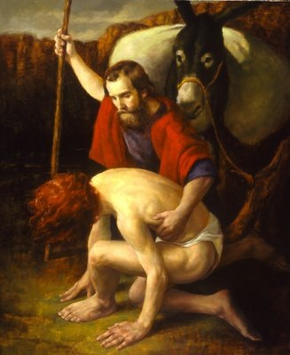 painting of a good samaritan