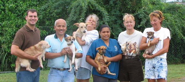 staff at vieques humane society